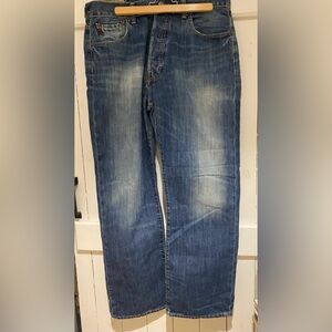 Men’s Abercrombie Jeans 34x32 Button Fly Vintage